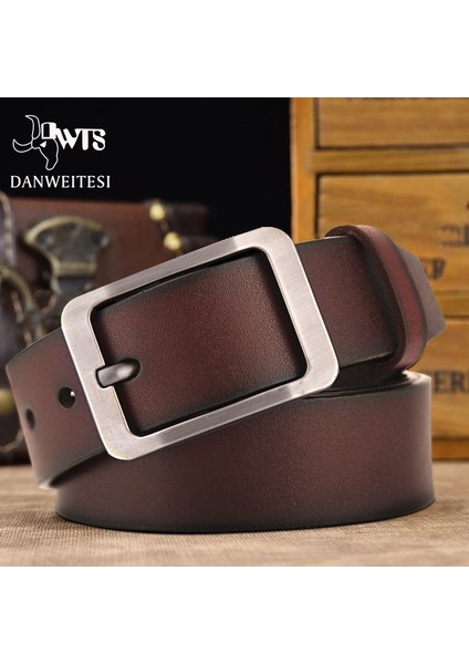 [dwts] MEN39S Kemer Deri Erkek Erkek Hakiki Deri Kayış Lüks Pin Toka Rahat MEN39S Kemer Kuşağı Ceinture Homme (Yurt Dışından) fiyatları