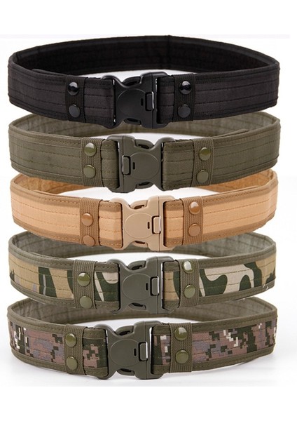 Yeni Ordu Tarzı Savaş Kemerleri Hızlı Bırakma Taktik Kemer Moda Erkekler Kanvas Kemer Açık Kamuflaj Bel Kemeri (Yurt Dışından) fırsatları