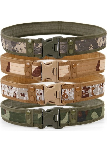 Yeni Ordu Tarzı Savaş Kemerleri Hızlı Bırakma Taktik Kemer Moda Erkekler Kanvas Kemer Açık Kamuflaj Bel Kemeri (Yurt Dışından) indirimleri