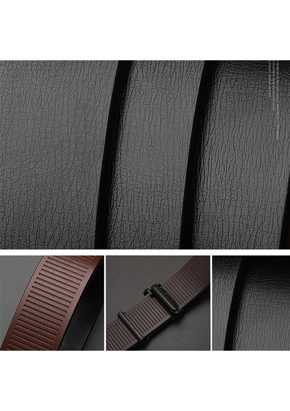 Sığır Derisi MEN39S Kemer Iç Giyim Dişsiz Otomatik Tokalı Kemer MEN39S Moda Tüm Maç Iş Pantolon Erkek Kemerleri Erkekler Için (Yurt Dışından) indirimleri