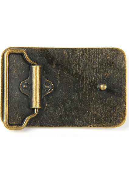 Vintage Klasik Dikdörtgen Boş Diy Bronz Metal Kemer Tokası Erkek Batı Diy Yapımı El Sanatları (Yurt Dışından) fırsatları