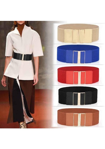 Yeni Tasarım Kuşak Vintage Geniş Elastik Kadın Kemerler Kot Kuşak Parti Kostüm Kemer Cinturon Ancho Mujer Korse Femme (Yurt Dışından)