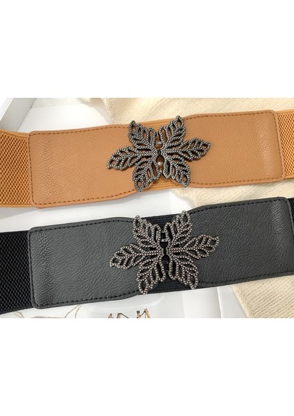 Vintage Geniş Bel Kemeri Kadınlar Için Retro Totem Geniş Kemer Elastik Streç Elbise Bel Kemeri Toka Bandı Bayanlar (Yurt Dışından) indirimleri