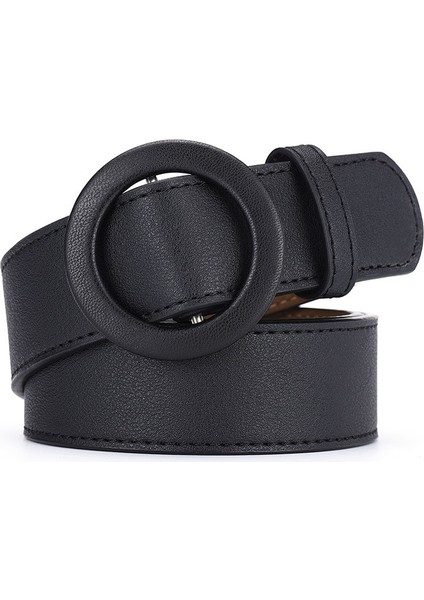 Yumuşak Katı Moda Renk Kadın Kemerleri Trendy Yuvarlak Delik Kadın Deri Toka Askı Tasarımcı Kot Pantolon Kızlar Için Kemer Yenı (Yurt Dışından) fırsatları