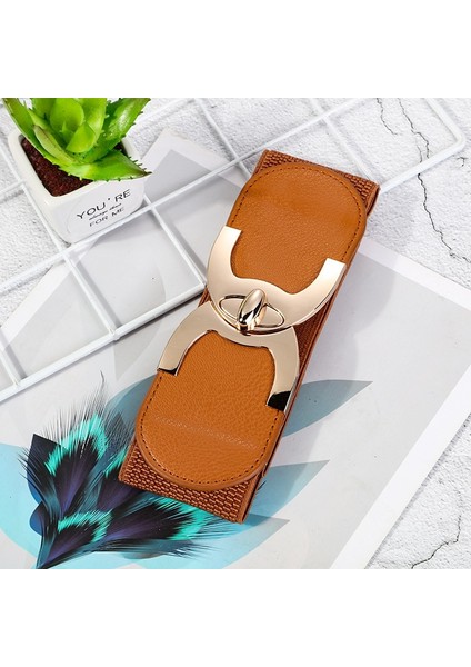 Rahat Bayanlar Elastik Geniş Bel Elbise Moda Elastik Kemer Kadınlar Için Yeni Dekoratif Kemerler Lüks Tasarımcı Kırmızı Beyaz Siyah Altın (Yurt Dışından) modelleri