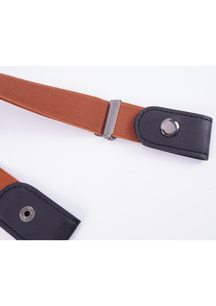 Tokasız Kemer Jean Pantolon Elbiseler Moda Kadınlar/erkekler Için Hiçbir Çıkıntı Yok Sorun Toka Yok Streç Bel Kemeri (Yurt Dışından) indirimleri