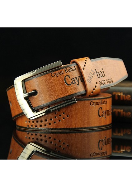 Yeni Kemer Pimi Toka Harfler Kahverengi Kot Kemer Rahat Moda Antika Retro Içi Boş Kaliteli Erkek Patlama Modelleri Kemer (Yurt Dışından) fiyatları