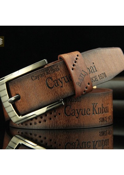 Yeni Kemer Pimi Toka Harfler Kahverengi Kot Kemer Rahat Moda Antika Retro Içi Boş Kaliteli Erkek Patlama Modelleri Kemer (Yurt Dışından) indirimleri