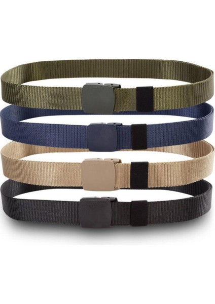 Yfashion Edebi Stil Açık Spor Naylon Kanvas Kemerler Erkekler ve Kadınlar Için Rahat Bel Kemeri (Yurt Dışından) indirimleri