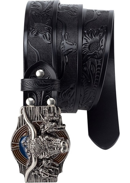 Inek Desenli Kemer Hakiki Deri Kovboy Büyük Agio (Yurt Dışından) fırsatları