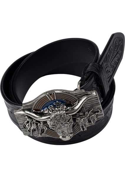 Inek Desenli Kemer Hakiki Deri Kovboy Büyük Agio (Yurt Dışından) indirimleri