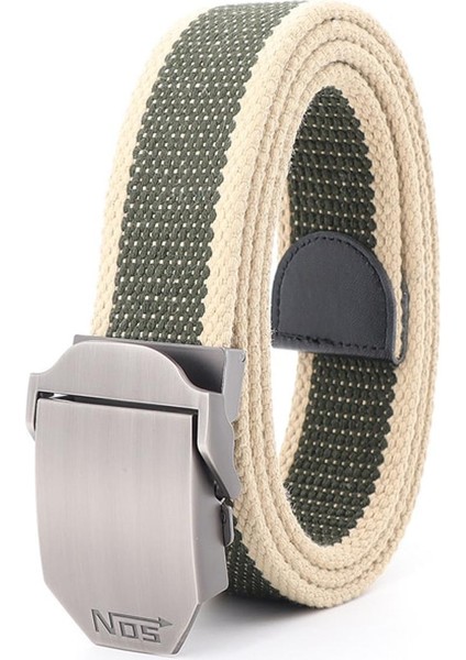 Sıcak Erkek Taktik Kemer En Kaliteli 4 mm Kalın 3.8 cm Geniş Kanvas Kemer Erkekler No5 Otomatik Toka Adam Genişletilmiş 160 cm Kemerler (Yurt Dışından)