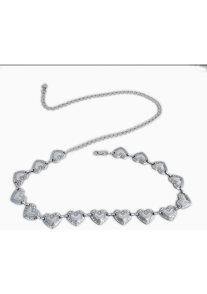 Yeni Benzersiz Kalp Metal Kemer Kadın Moda Aşk Zinciri Kemerler Kadın Kot Elbise Kemer Marka Tasarım 2022 (Yurt Dışından) fiyatları