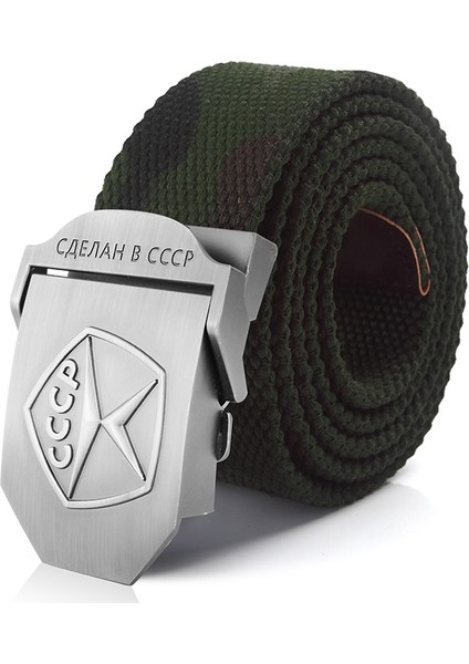 Supsindy Menampwomen Kanvas Kemerler 3D Cccp Sovyet Hafıza Mark Askeri Taktik Vatansever Askerler Erkek Kayış Kot Kemer (Yurt Dışından) indirimleri