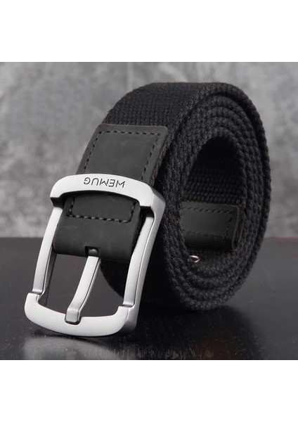 Tuval Askeri Kemer Erkekler Pin Toka Adam Moda Rahat Şerit Kemerler Kot Erkek Lüks Yeni Eğitim Açık (Yurt Dışından) fiyatları