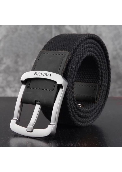 Tuval Askeri Kemer Erkekler Pin Toka Adam Moda Rahat Şerit Kemerler Kot Erkek Lüks Yeni Eğitim Açık (Yurt Dışından) fırsatları