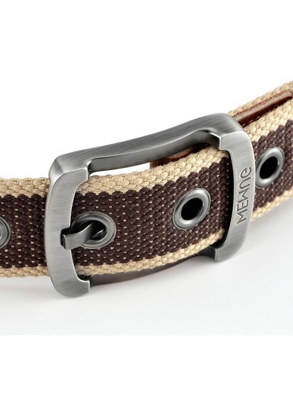 Tuval Askeri Kemer Erkekler Pin Toka Adam Moda Rahat Şerit Kemerler Kot Erkek Lüks Yeni Eğitim Açık (Yurt Dışından) indirimleri