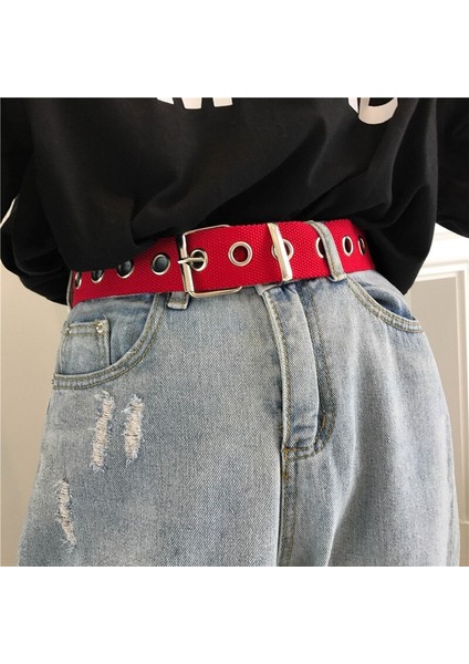 Uzun Kişilik Harajuku Rahat Yüzük Metal Kemer Öğrencileri Jean Kanvas Bel Kemerleri Gelgit Gümüş Pin Toka (Yurt Dışından) modelleri