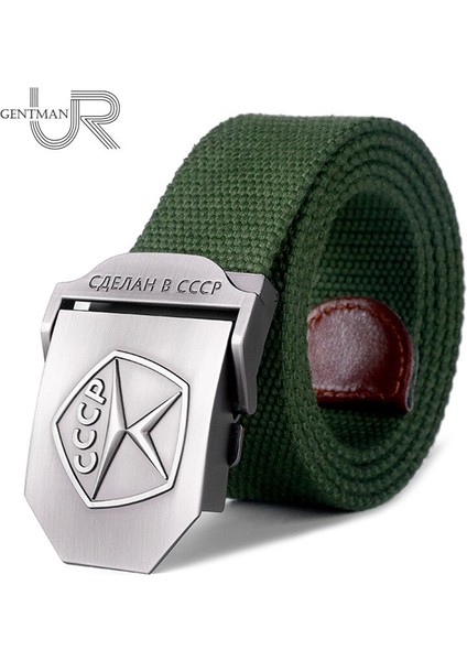 Yeni Erkekler Amp Kadınlar Yüksek Kaliteli Kemer 3D Sovyet Kalite Işareti Kanvas Askeri Kemer Sovyet Bellek Lüks Kot Taktik Kemer (Yurt Dışından) fiyatları