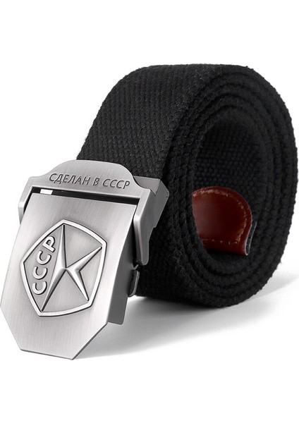 Yeni Erkekler Amp Kadınlar Yüksek Kaliteli Kemer 3D Sovyet Kalite Işareti Kanvas Askeri Kemer Sovyet Bellek Lüks Kot Taktik Kemer (Yurt Dışından) modelleri
