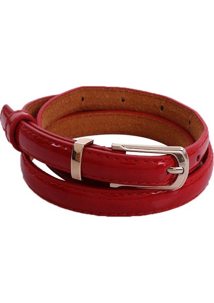 Çok Renkli LADY39S Kemer Yeni Varış WOMEN39S Moda Ince Kemer Şeker Renkler Kafa Pin Toka Kadın Bel Kemeri Bel Kemeri (Yurt Dışından) fırsatları