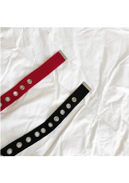 Uzun Kişilik Harajuku Rahat Yüzük Siyah Metal Kemer Öğrencileri Jean Kanvas Bel Kemerleri Gelgit Gümüş Pin Toka (Yurt Dışından) indirimleri