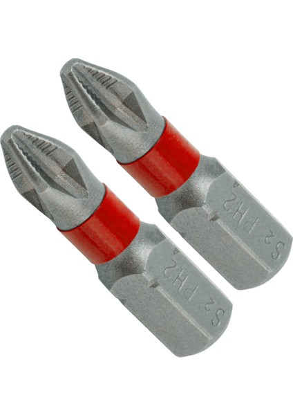 25 mm Ph2 Bits Uç Matkap Ucu Tayvan S2 Çeliği (10 Adet)