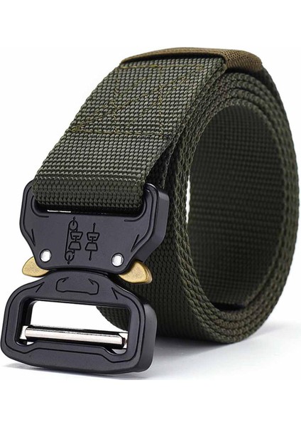 Yfashion Erkek ve Kadın Kemer Kanvas Çok Fonksiyonlu Açık Hava Eğitim Bel Kemeri Rengi:bir Uzunluk (CM):125CM (Yurt Dışından)