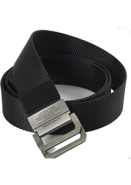 [rongcai] Erkek Askeri Taktik Naylon Çift Halkalı Kemer Kemeri (Unisex) (Yurt Dışından)