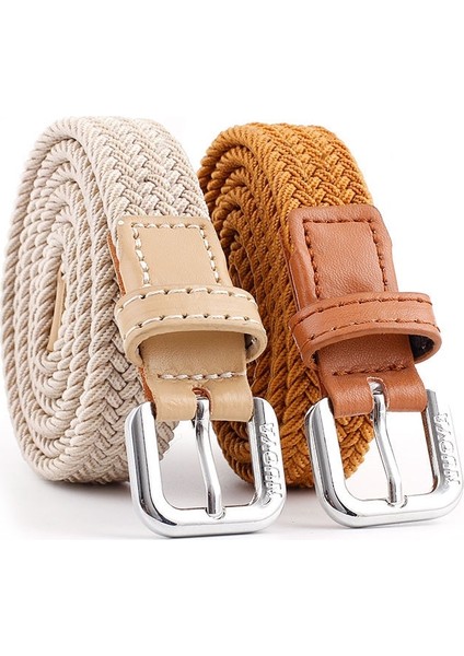 Uni Rahat Dokuma Kemer Çocuk Elastik Kemerler Erkekler Kanvas Elastik Kemer Örme Ince Bel Kemerleri Kot Alaşım Pin Toka Kemer (Yurt Dışından) fiyatları