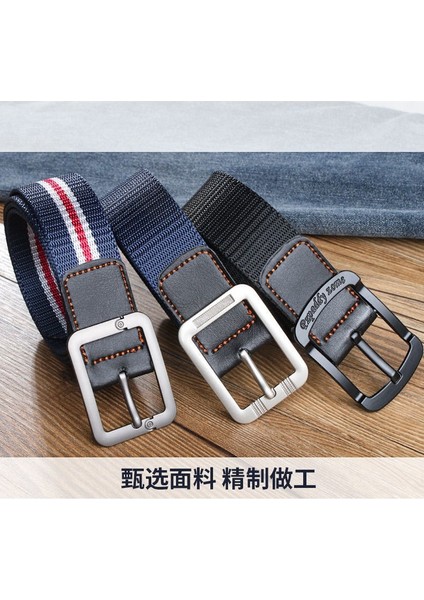 [rongcai] Erkek Kemeri Yeşil Pin Toka Kanvas Kemer Rahat Açık Kot Kemer Gelgit Askeri Eğitim Kemeri Erkekler (Yurt Dışından) fırsatları