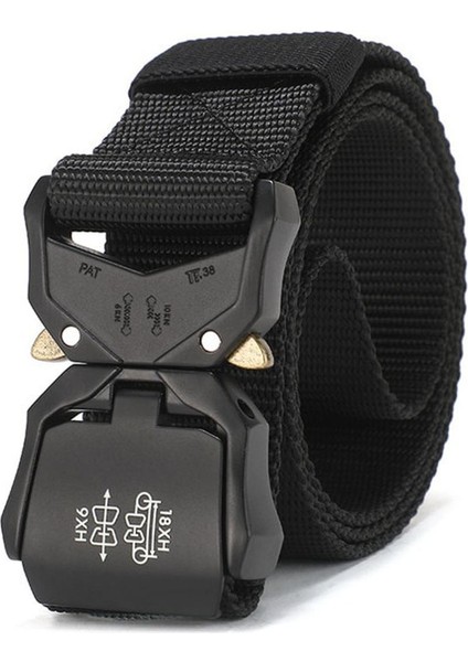 Yeni Taktik Kemer Askeri Kaliteli Naylon MEN39S Eğitim Kemeri Metal Çok Fonksiyonlu Toka Açık Spor Kanca Yeni (Yurt Dışından)