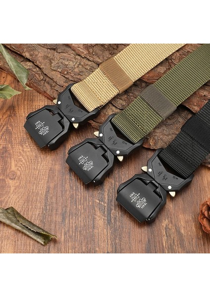 Yeni Taktik Kemer Askeri Kaliteli Naylon MEN39S Eğitim Kemeri Metal Çok Fonksiyonlu Toka Açık Spor Kanca Yeni (Yurt Dışından) indirimleri