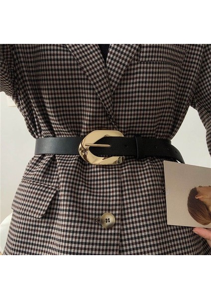 Yeni Moda Pu Deri Kadın Kemer Metal Pin Toka Bel Askıları Tasarımcı Bayan Elbise Pantolon Tüm Maç Dekorasyon Kemer (Yurt Dışından) fiyatları