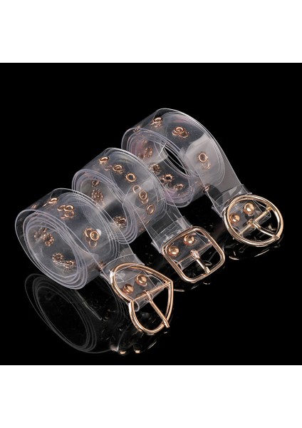 Yeni Şeffaf Görünmez Punk Bel Kemeri Kadın Kemer Temizle Yuvarlak Kare Kalp Pin Toka Geniş Bel Bantları Bayanlar Kemer (Yurt Dışından) indirimleri