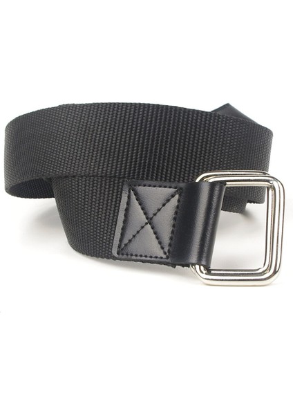 Popüler Rahat ve Çok Yönlü Moda Gençlik Yüzüğü Kare Düğme Kanvas Kemer (Yurt Dışından) indirimleri