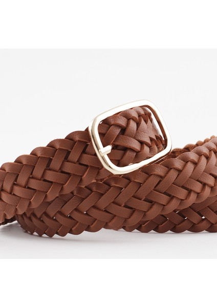 Yeni Örgülü Bayanlar Kare Tokalı Kemer Kadın Moda Tüm Maç Yün Ceket Kot Kemer Tasarımcı Kemerleri Kadınlar Için Yüksek Kalite (Yurt Dışından) modelleri