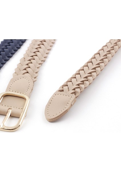 Yeni Örgülü Bayanlar Kare Tokalı Kemer Kadın Moda Tüm Maç Yün Ceket Kot Kemer Tasarımcı Kemerleri Kadınlar Için Yüksek Kalite (Yurt Dışından) fırsatları