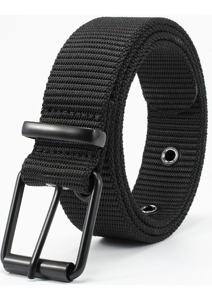 Yeni Naylon Kuşgözü Pin Tokalı Kemer Adam Moda Kare Toka Demir Alaşımlı Kemerler Erkek Kot Spor Açık Kemer 2021 Marka Tasarımı (Yurt Dışından)
