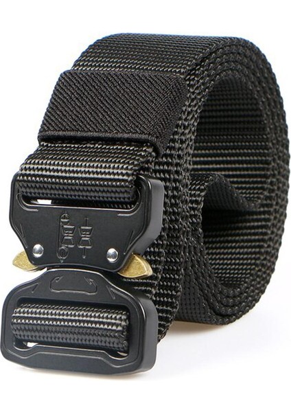 Tourzoo Taktik Kemer Ağır Dokuma Ayarlanabilir Askeri Tarzı MEN39S Naylon Eğitim Kemerleri Hızlı Bırakılan Metal Erkek Tasarım (Yurt Dışından)