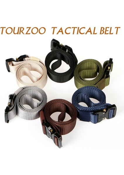 Tourzoo Taktik Kemer Ağır Dokuma Ayarlanabilir Askeri Tarzı MEN39S Naylon Eğitim Kemerleri Hızlı Bırakılan Metal Erkek Tasarım (Yurt Dışından) fırsatları