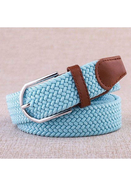 Yeni Yüksek Kalite Moda Kemer Kanvas Örgülü Kemerler Kadın Erkek Pin Toka Dokuma Streç Bel Kemeri Kot Cinturon Mujer (Yurt Dışından) fiyatları