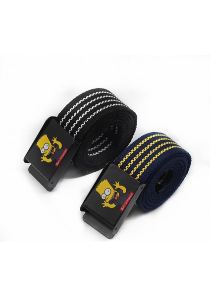 Göbeklady Erkek Kadın Moda Tüm Maç Karikatür Tasarım Kumaş Bel Kemeri Erkekler Kadınlar Için (Yurt Dışından) modelleri