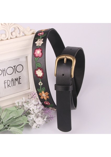 Yeni Işlemeli Çiçek Dekorasyon Bayan Kemer Retro Kemer Moda Kadın Klasik Çin Tarzı Etek (Yurt Dışından) fırsatları