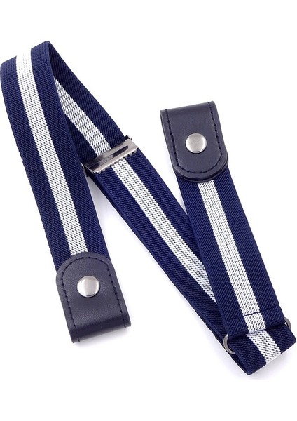 Yeni Hiçbir Toka Streç Tokasız Kemer Görünmez Elastik Bel Kemeri Unisex Kot Pantolon Için, Tembel Kemerler Kadın Erkek (Yurt Dışından)