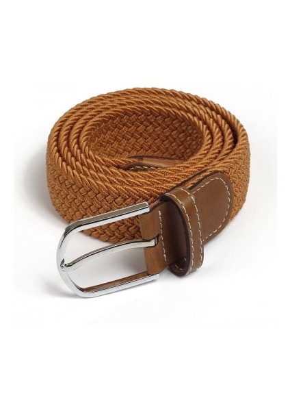 Yeni Moda Çok Yönlü Kanvas Erkek Kadın Kemer Metal Toka Elastik Örgülü Elastik Kemer Yüksek Kaliteli Tasarımcı Kemerleri Erkekler (Yurt Dışından) indirimleri