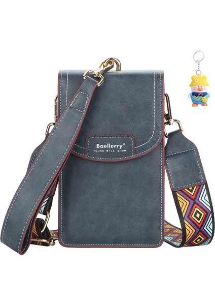Bayan Cüzdan Moda ve Çok Yönlü Büyük Kapasiteli Toka Crossbody Cep Telefonu Çantası (Yurt Dışından)