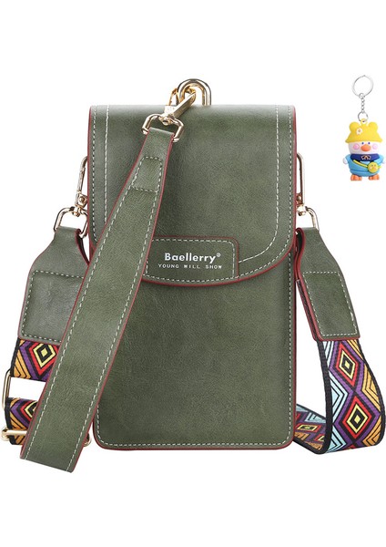 Bayan Cüzdan Moda ve Çok Yönlü Büyük Kapasiteli Toka Crossbody Cep Telefonu Çantası (Yurt Dışından)