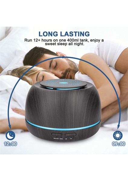 300ML Aromas Esansiyel Yağ Difüzörü, Uzaktan Kumandalı 8 Saat Soğuk Sis Difüzörü, Usb-C, Ev Için 7 Renkli Nemlendirici (Yurt Dışından) fırsatları