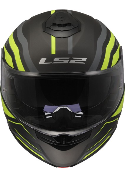 Ls2 Strobe 2 Phantom Neon Sarı Motosiklet Kaskı